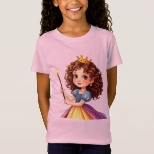 Entzückende Prinzessin mit Zauberstab T-Shirt