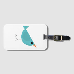 Entzückende skurrile Vogel-Natur-Kunst Gepäckanhänger