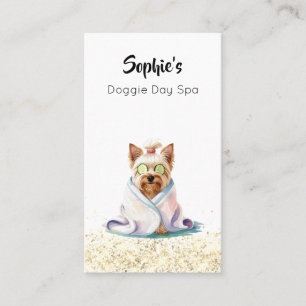 Entzückende verwöhnte Hund-Spa Visitenkarte