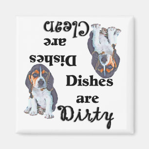 Entzückender Beagle-Welpen-Spülmaschinen-Magnet Magnet