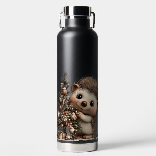 ENTZÜCKENDER BRAUNER FEIERTAG WEIHNACHTEN IGEL TRINKFLASCHE