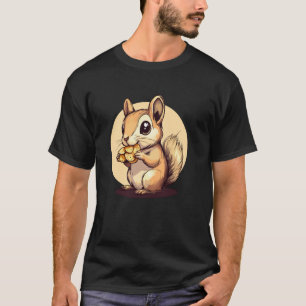 Entzückender Eichhörnchen-Anhänger mit Eicheln T-Shirt