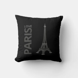 Entzückender Eiffel Turm Liebe-Paris | Kissen