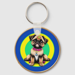 Entzückender Hund Schlüsselanhänger