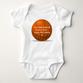 Entzückender, liebevoller Basketballspielanzug Baby Strampler