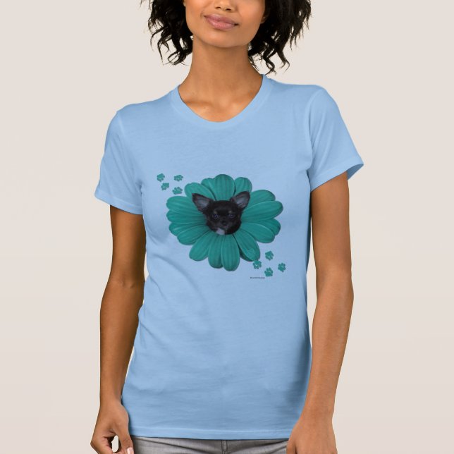 Entzückender niedlicher schlauer HimmelChihuahua T-Shirt (Vorderseite)
