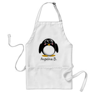 Entzückender Penguin-personalisierte Schürze