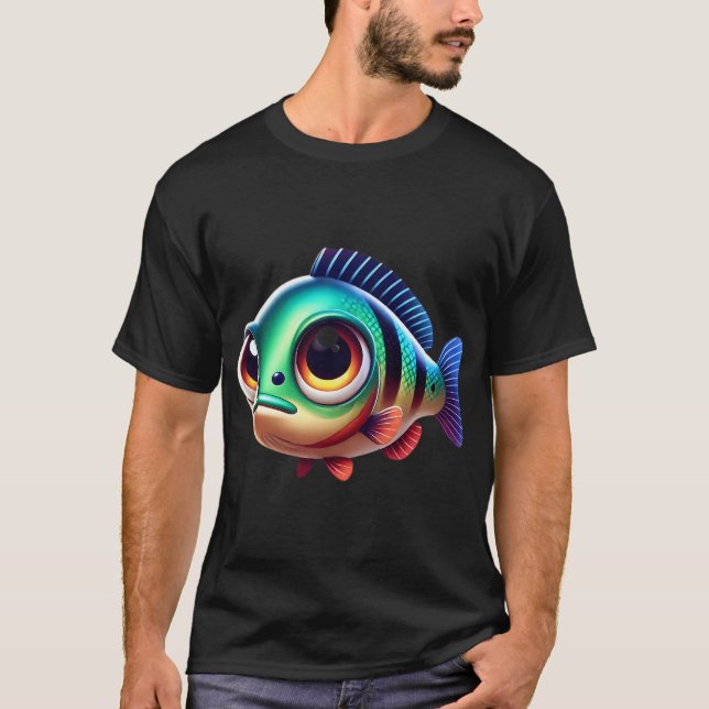 Entzückender Pfauenbarsch T-Shirt (Vorderseite)
