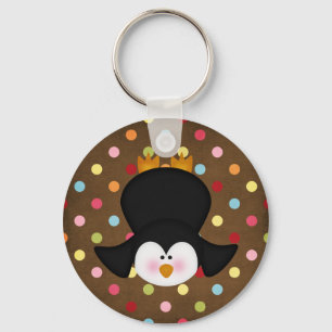 entzückender Pinguin Schlüsselanhänger