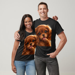 Entzückender Ruby Cavalier Spaniel T-Shirt