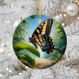 Entzückender Schmetterling aus den Bahamas als And Keramik Ornament