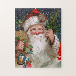 Entzückender Weihnachtsmann im Vintage-Stil