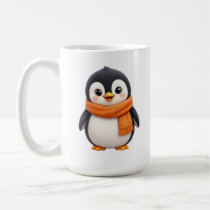 Entzückender Winter Pinguin Kaffeetasse