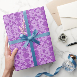 Entzückendes abstraktes Chevron-Muster Geschenkpapier