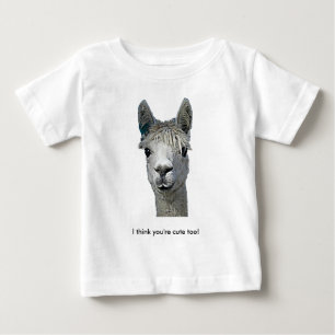 Entzückendes Alpaka Baby T-shirt