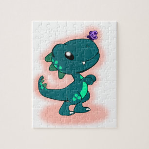 Entzückendes aquamarines T-Rex