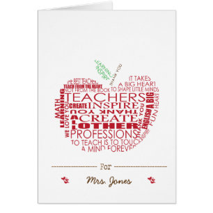 Entzückendes Geschenk für Lehrer