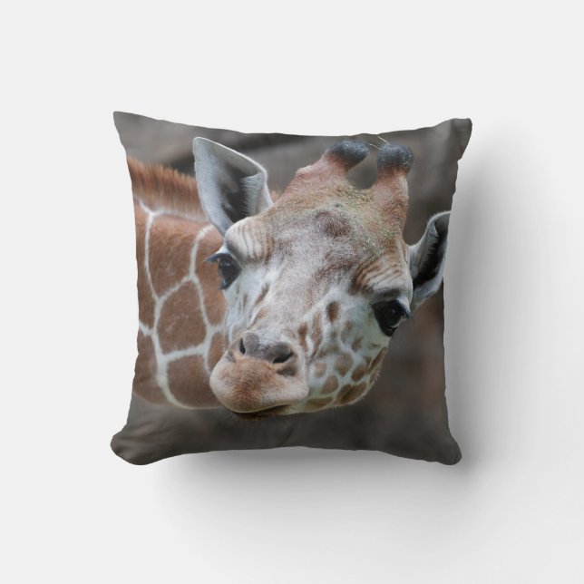 Entzückendes Giraffen-Kissen Kissen (Vorderseite)