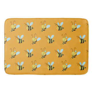 Entzückendes Hummel-Bienen-Muster Badematte