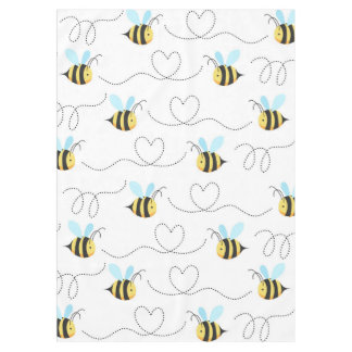 Entzückendes Hummel-Bienen-Muster Tischdecke