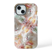 Entzückendes Kätzchen Florales Katzenliebhaber