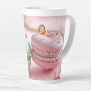 Entzückendes Macaron-Thema Milchtasse