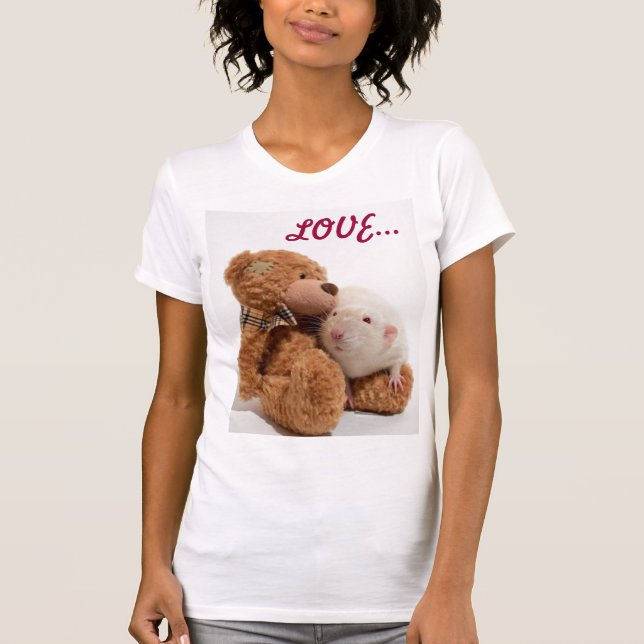 ENTZÜCKENDES RATTEN-LIEBE… Shirt NIEDLICH!!!!! (Vorderseite)