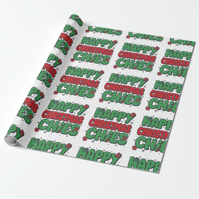 entzückendes Tierdesign Geschenkpapier (Ungerollt)