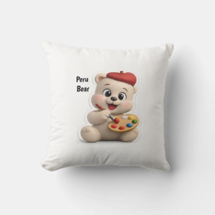 Entzückendes und süßes Teddybär-Design Kissen