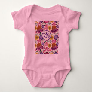 Entzückendes Wildblumen-Babymädchen Baby Strampler