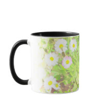 Entzückendes Wildblumenfeld Zweifarbiges Kombi-Mug