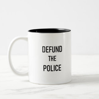 Entzug der Polizei Zweifarbige Tasse