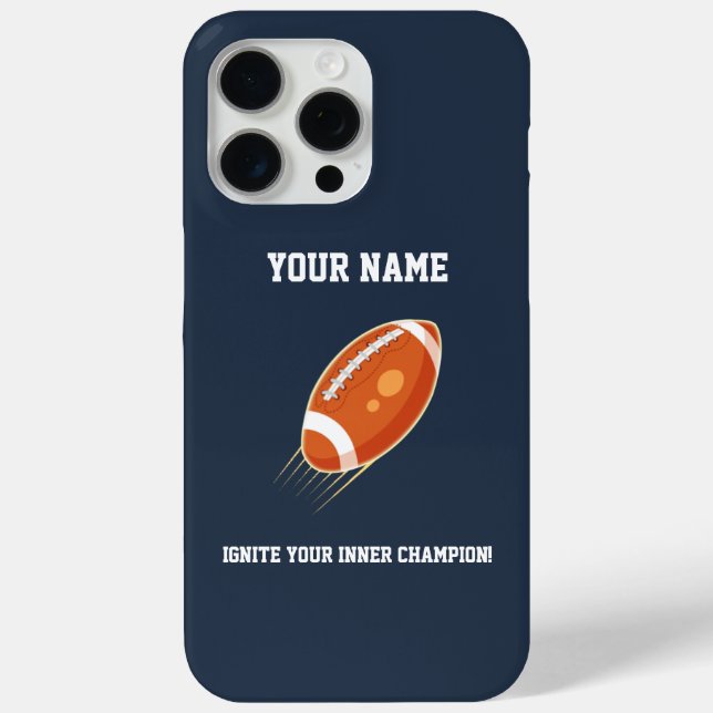 "Entzünde deinen inneren Champion!" RUGBY LOVER Case-Mate iPhone Hülle (Rückseite)