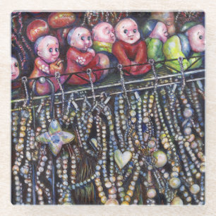 entzünden glasuntersetzer