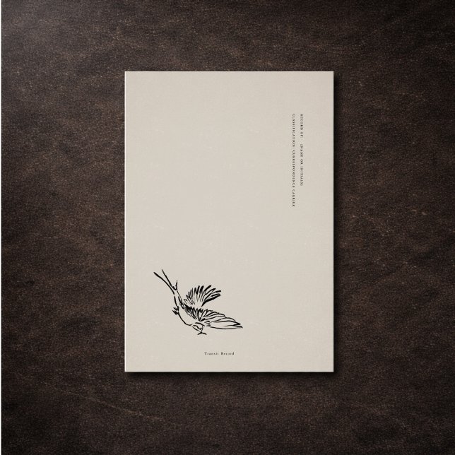 Envelope Insert Enclosure Card- Dark Academia  (Von Creator hochgeladen)