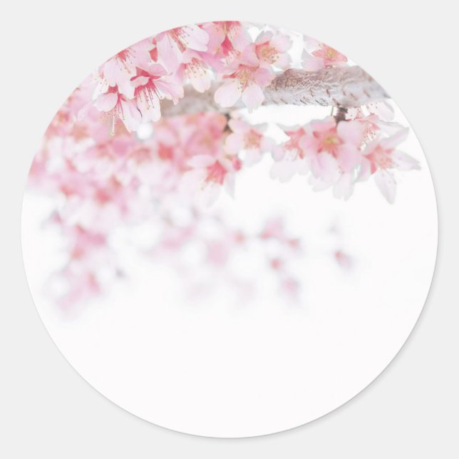 ENVELOPE SEAL STICKER : CHERRY BLOSSOM (Devant)