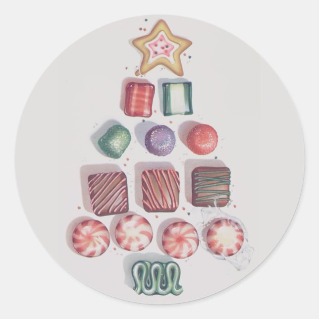 ENVELOPE SEAL STICKER : VINTAGE NOËL (Devant)