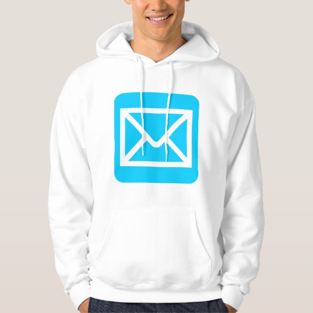 Envelope Sign - Sky Blue Hoodie (Vorderseite)
