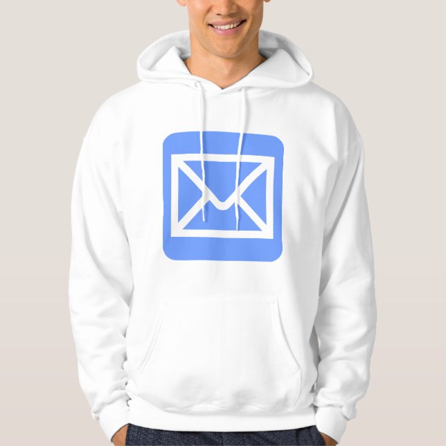Envelope-Zeichen - Baby Blue Hoodie (Vorderseite)