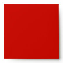 Enveloppe Carré rouge avec adresse de retour impri