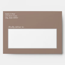 Enveloppe de Faire-part de mariage de modèle