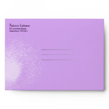 Enveloppe Lavande de bande de la cassette de peint