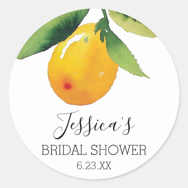 Enveloppe Phoques Citrus Citrus Favoriser Stickers (Devant)