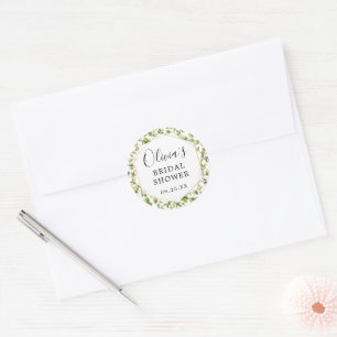 Enveloppe verte Woodland Favoriser les autocollant