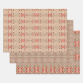 Enveloppement de feuilles de Motifs différents