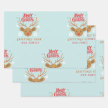 Enveloppement de feuilles plats en papier Jeu de 3