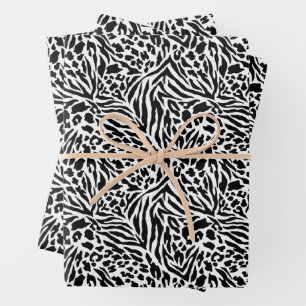 Envelopper les feuilles de papier-Poster de animal