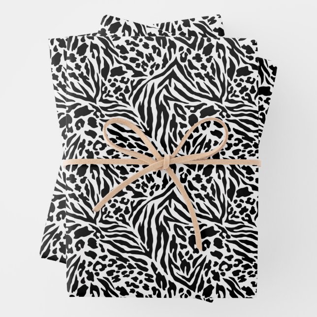 Envelopper les feuilles de papier-Poster de animal (En situation)
