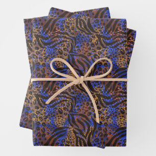 Envelopper les feuilles de papier-Poster de animal