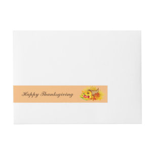 Envelopper Thanksgiving autour du Étiquette